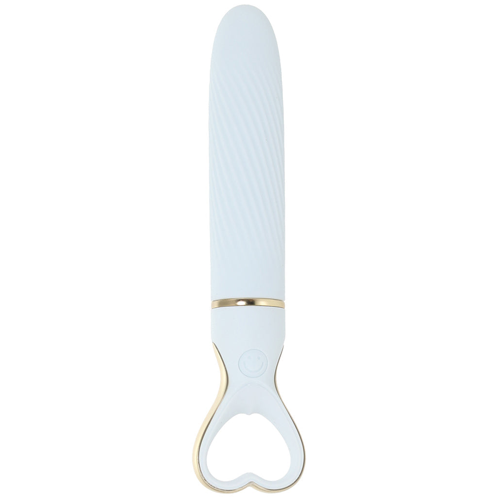 Délice Heart Throb Bullet Vibe in Something Blue Vibrators > Bullet and Egg Vibrators - Tophatter Daily Deals